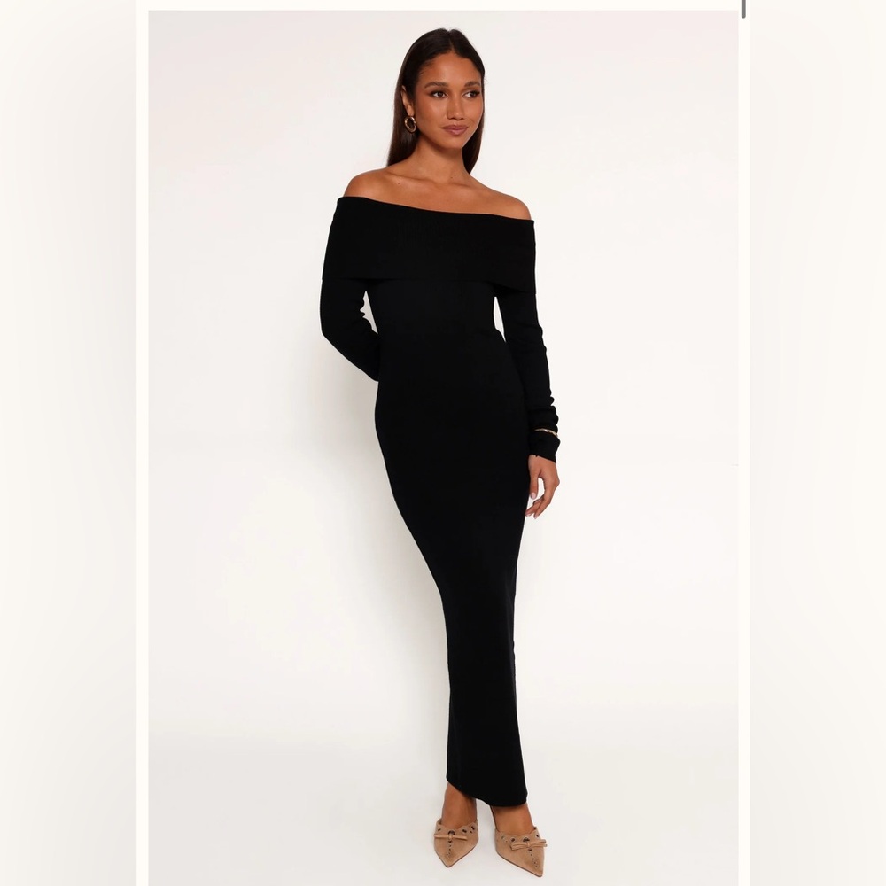 Petal & Pup - Archie Off the Shoulder Midi Dress - XS